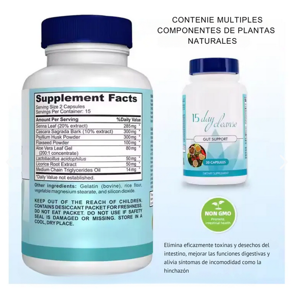 Detox Digestion 30 Cap – Desintoxica y equilibra tu cuerpo naturalmente