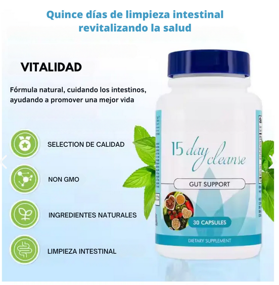 Detox Digestion 30 Cap – Desintoxica y equilibra tu cuerpo naturalmente