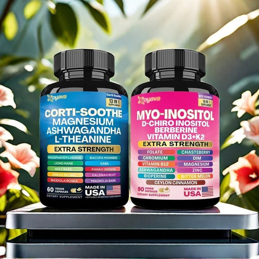 Kit Hormonal Inositol & Cortisol – Paquete de 2
